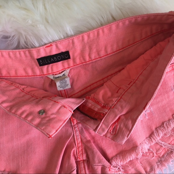 Billabong Coral Laneway Fringe Shorts - Picture 3 of 7